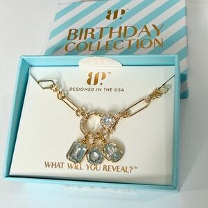 Bomb Party March 2026 Gold and Aquamarine Necklace The Main Chatacter